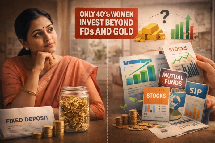Only 40% Women Invest Beyond FDs and Gold: Reasons Behind the Investment Gap